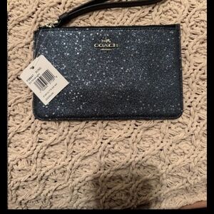 Coach Glitter Wristlet